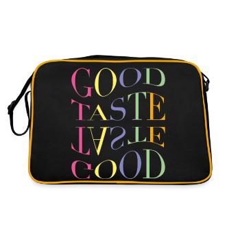 It's a Good Taste - Retro Bag - black/gold - Back