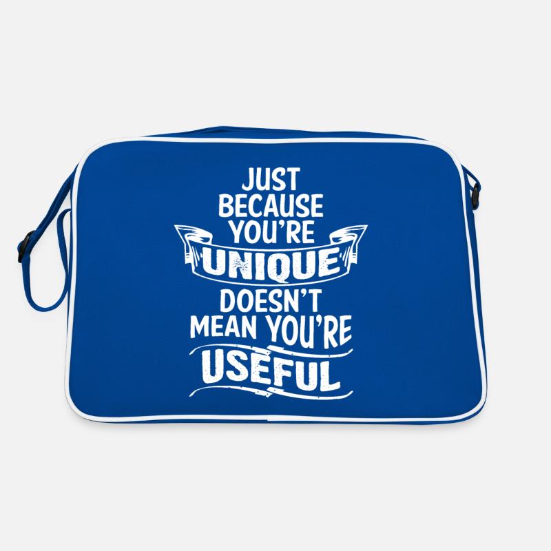 UNIQUE DOESNT MEAN USEFUL Retro Bag