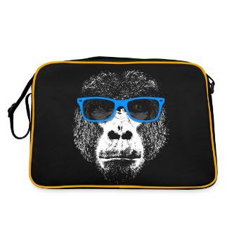 Gorilla - Retro Bag - black/gold - Back