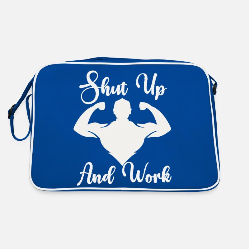 Shut Up And Work Retro Bag