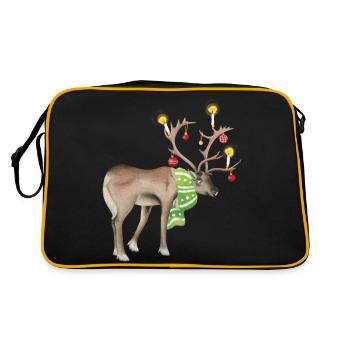 Renne - Sac Retro - noir/or - Dos