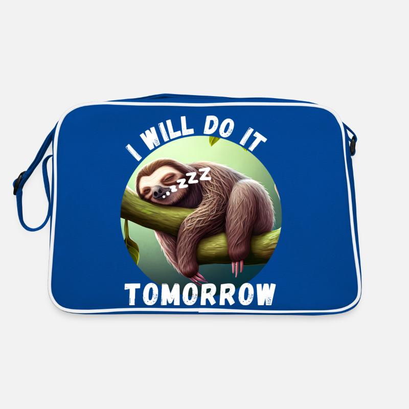 Sloth - I will do it tomorrow Retro Bag