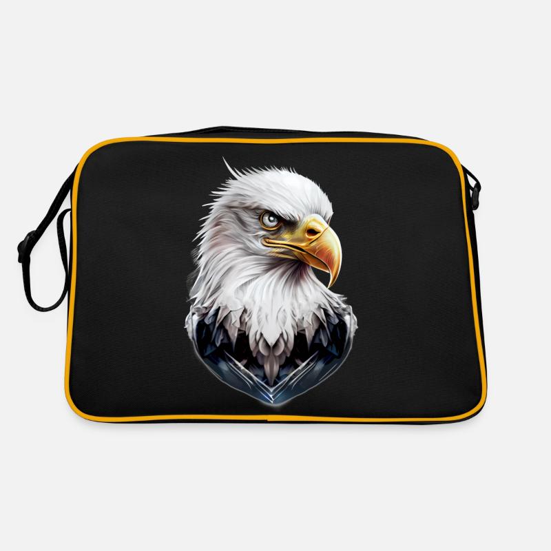 ShirtEagle - Retro Bag - black/gold