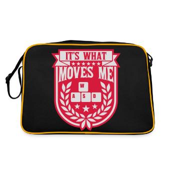 c’est ce qui m’émeut - Sac Retro - noir/or - Dos