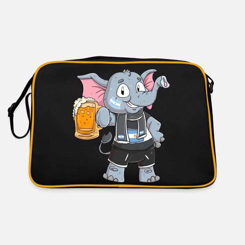 Argentinian fan elephant Retro Bag