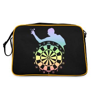 Dart - Retro Bag - black/gold - Back