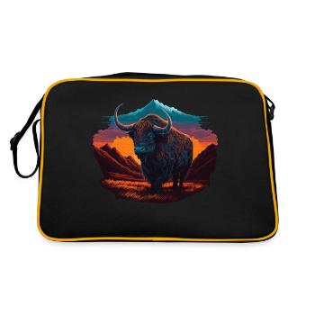 Yak Sunrise - Sac Retro - noir/or - Dos