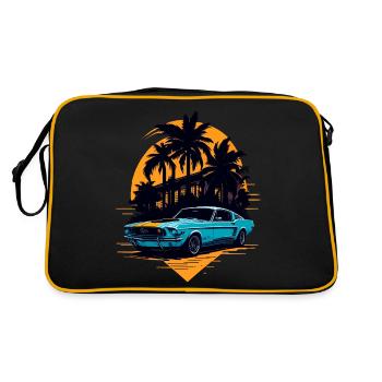 Classic sports car - Retro Bag - black/gold - Back