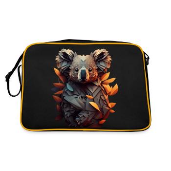 Espace Koala - Sac Retro - noir/or - Dos