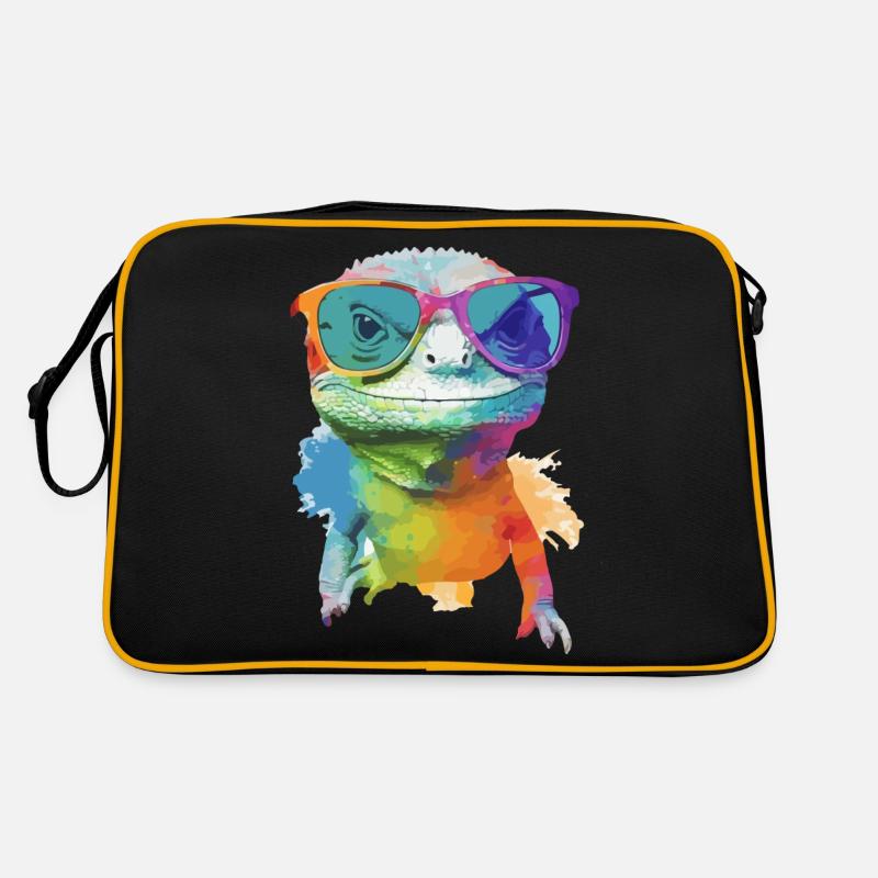 Zoozoo die Eidechse Retro Tasche