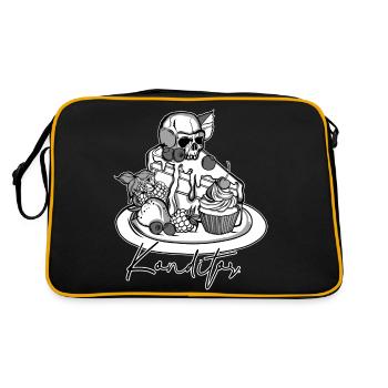 Confiseur // Illustration - Sac Retro - noir/or - Dos