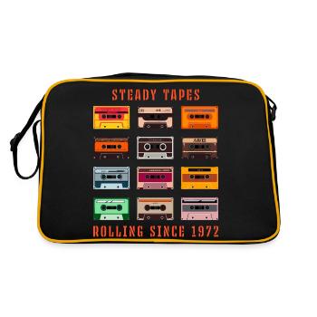 Steady Tapes - Retro Bag - black/gold - Back
