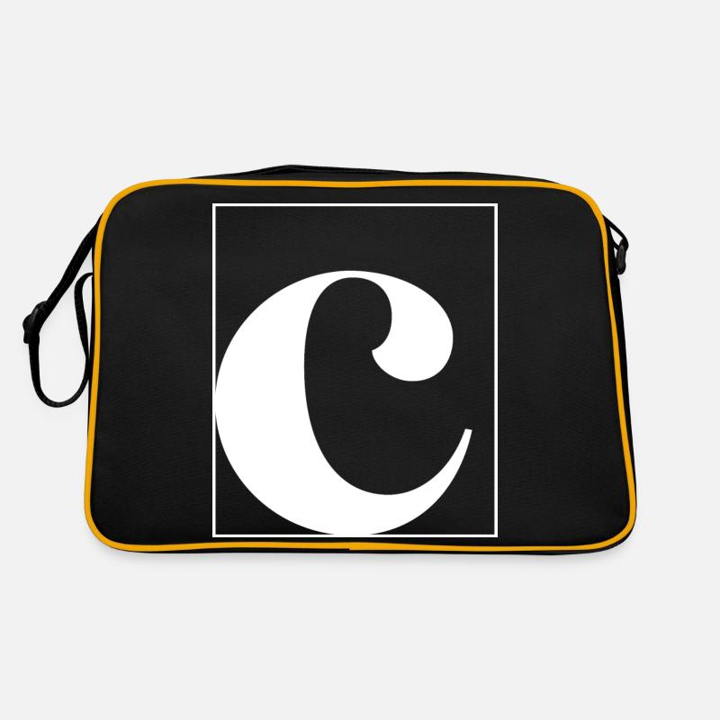 Letter alphabet c Retro Bag