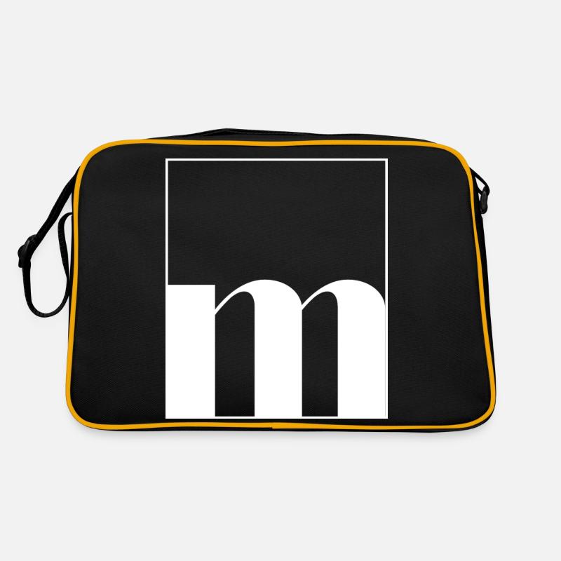 Buchstaben-Alphabet m Retro Tasche