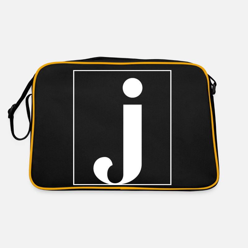 Lettre alphabet j Sac Retro