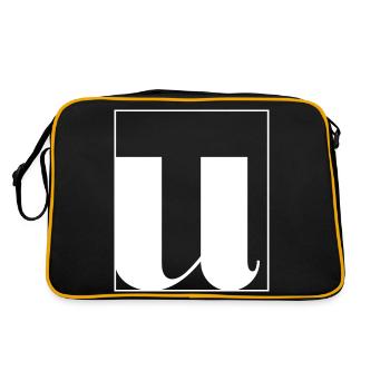 Lettre alphabet u - Sac Retro - noir/or - Dos
