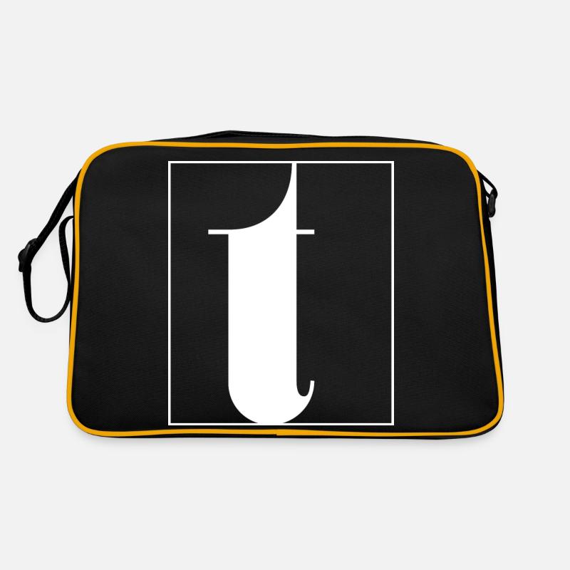 Lettre alphabet t Sac Retro