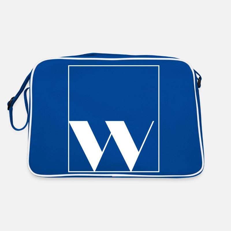 Letter alphabet w Retro Bag