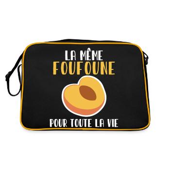 Enterrement de vie de garçon EVG Staff Marié Drôle - Sac Retro - noir/or - Dos