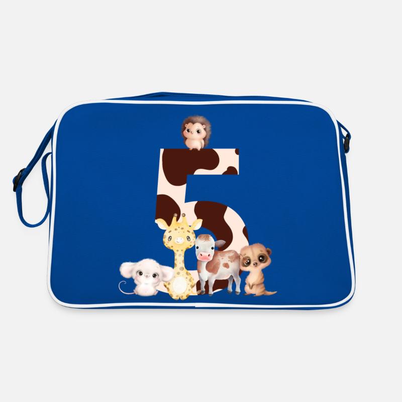 5th Anniversary - Fifth Anniversary Animals Retro Bag