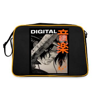 manga digital - Retro Bag - black/gold - Back