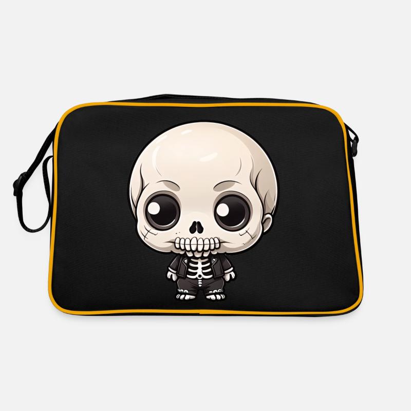 Halloween - Petit squelette mignon Sac Retro