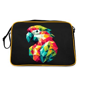 Perroquet // perroquet - Sac Retro - noir/or - Dos