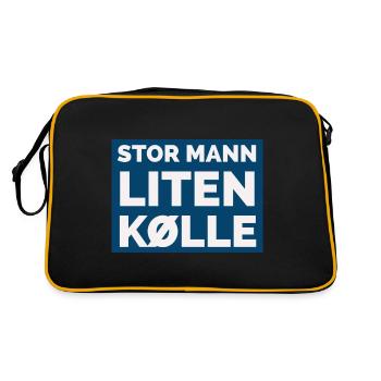 big man small club - Retro Bag - black/gold - Back
