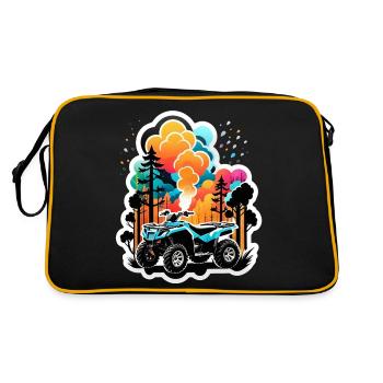 Quad & Off-Road - Retro Bag - black/gold - Back