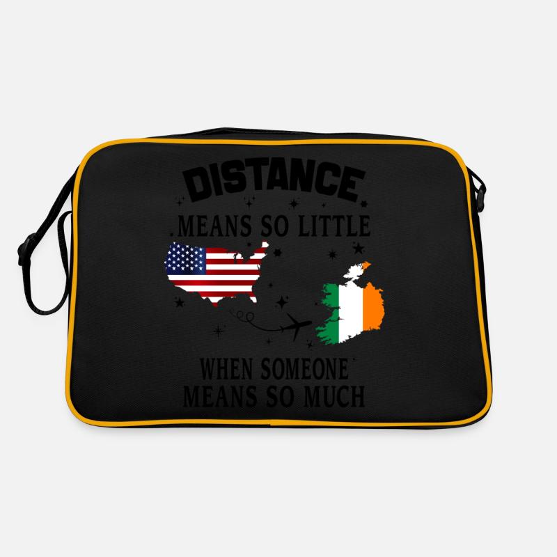 Distance Means So Little When Someone Means Much Retro Bag
