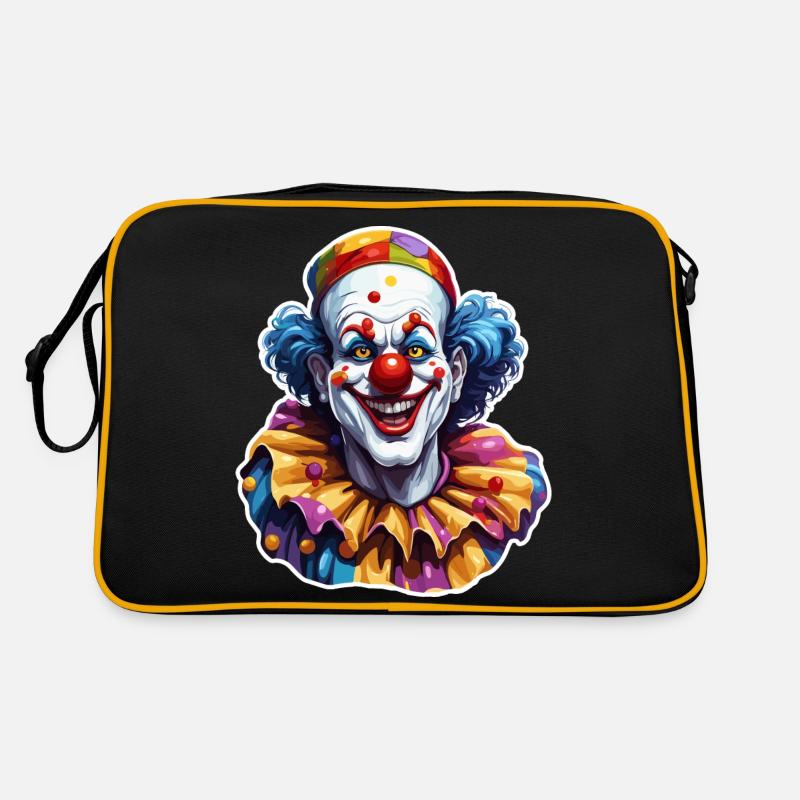 Clown / Circus / Carnival / Carnival / Playful Retro Bag