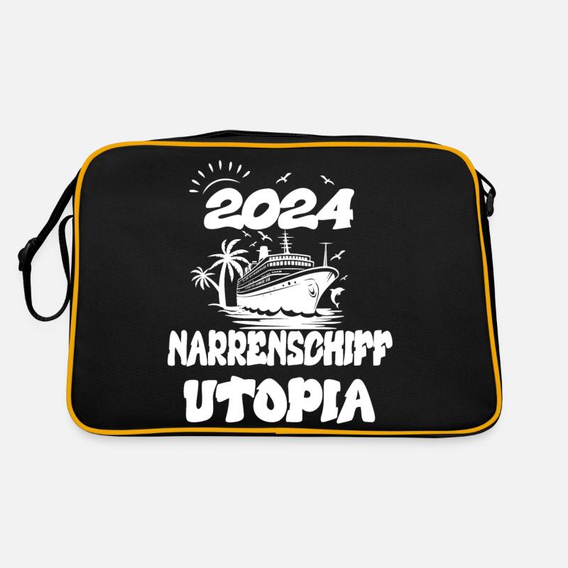 Narrenschiff Utopia Retro Tasche