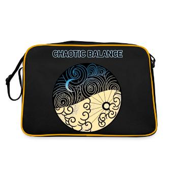 Yin Yang - Retro Bag - black/gold - Back