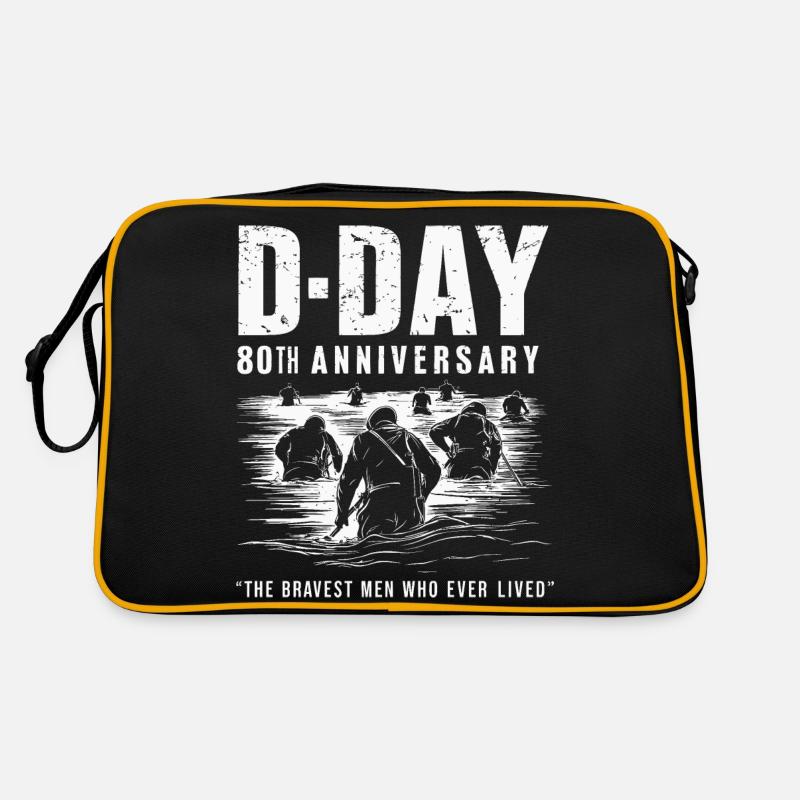 D-Day 80th Anniversary - The Bravest Men Who Ever Retro Bag