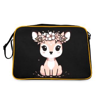 sweet deer - Retro Bag - black/gold - Back