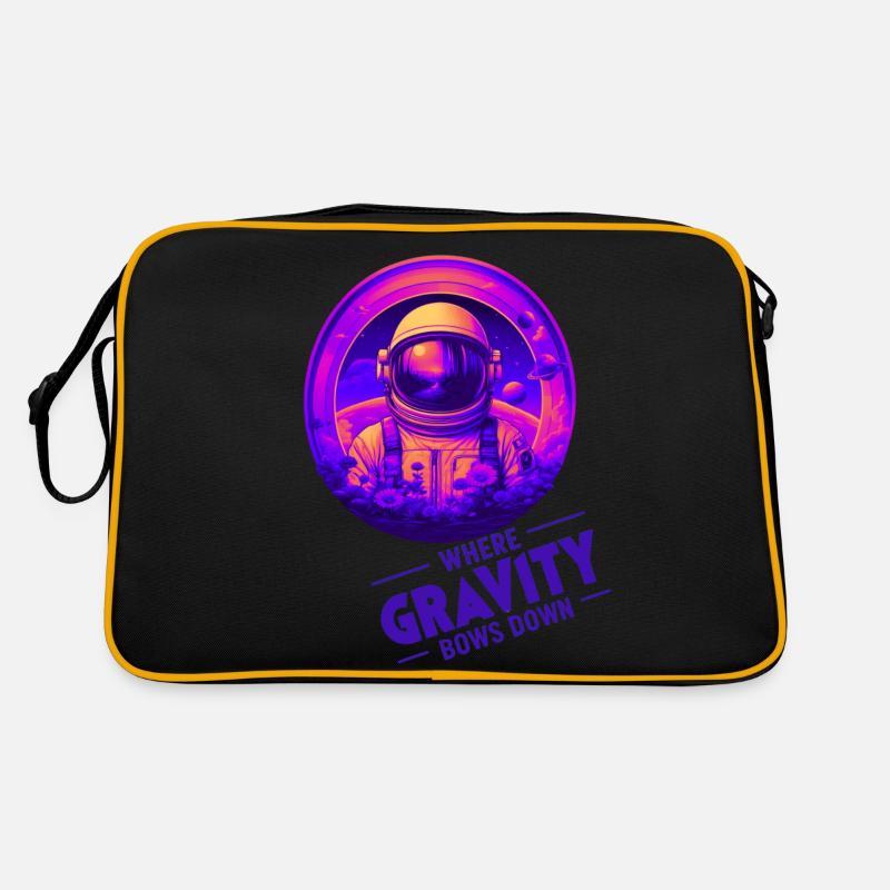 Where Gravity Bows Down Design Retro Bag