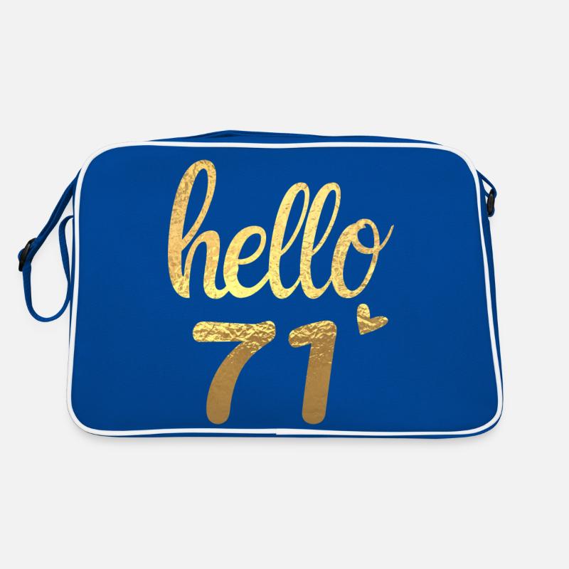 Hello 71 doré Sac Retro