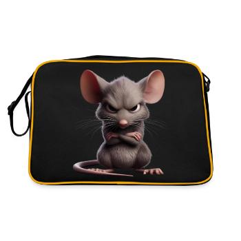 Rat grim 2 - Retro Bag - black/gold - Back