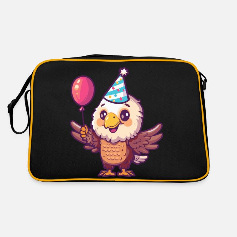 Bande dessinée d’anniversaire d’aigle Sac Retro