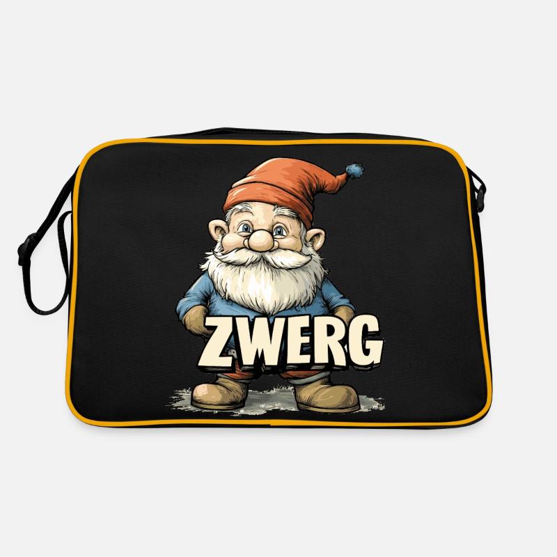 Gartenzwerg Retro Tasche