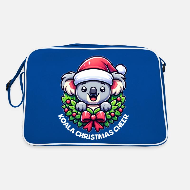 Weihnachts-Koala Retro Tasche