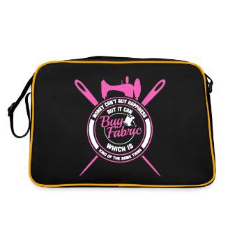 Sewing Happiness - Retro Bag - black/gold - Back