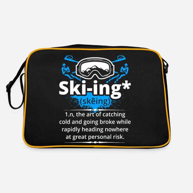 Skiing Definition Retro Bag