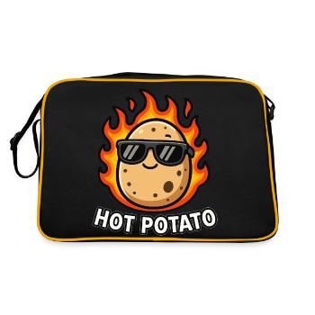 PATATE CHAUDE - Sac Retro - noir/or - Dos