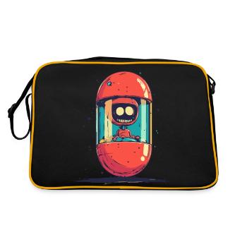 Capsulinaute - Sac Retro - noir/or - Dos