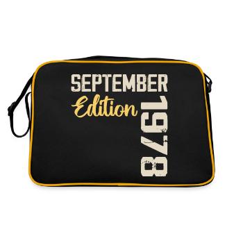 Septembre 1978 - 46e Anniversaire September 1978 - Sac Retro - noir/or - Dos