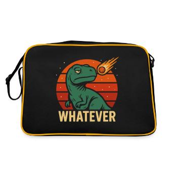Whatever T-Rex - Retro Bag - black/gold - Back