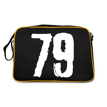 79 number jersey - Retro Bag - black/gold - Back
