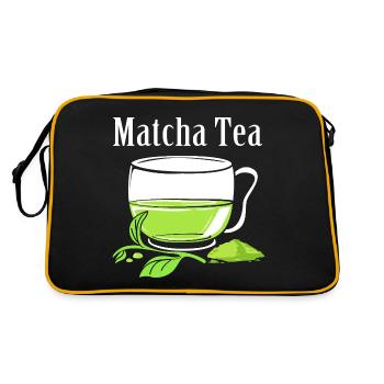 Thé Matcha - Sac Retro - noir/or - Dos