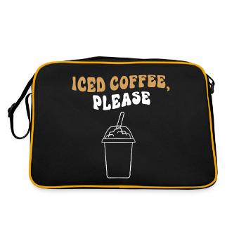 Iced Coffee Barista Caffeine Espresso Iced Coffee - Retro Bag - black/gold - Back